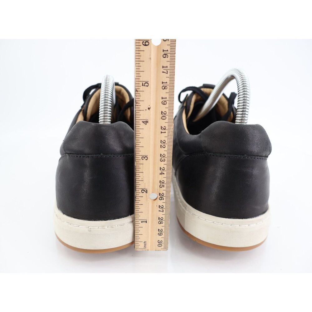 Dansko Josie Sneaker Womens Size 41 10.5 Black Nappa Leather Lace Up Comfy Shoes - Picture 4 of 11